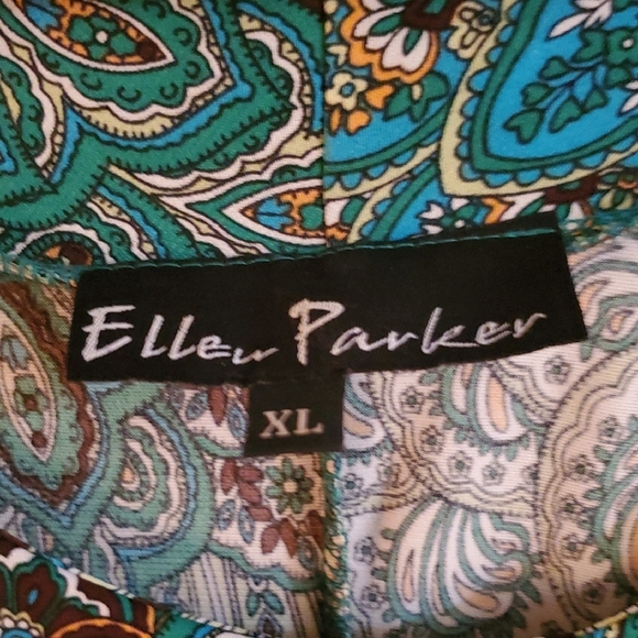 Ellen Parker Design Elegant Paisley Maxi Dress - Picture 6 of 8